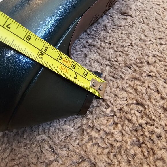 Soft Flexible by Highlight Womens 8 Black Low Heel Pumps Comfort Slip On Shoes - Picture 7 of 11